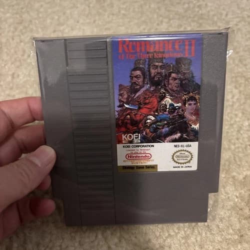 Romance of the Three Kingdoms II 2 Nintendo NES Authentic Cart Only Tested