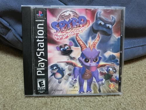Spyro - Year of the Dragon, Black Label (Playstation 2000) PS1 Complete tested