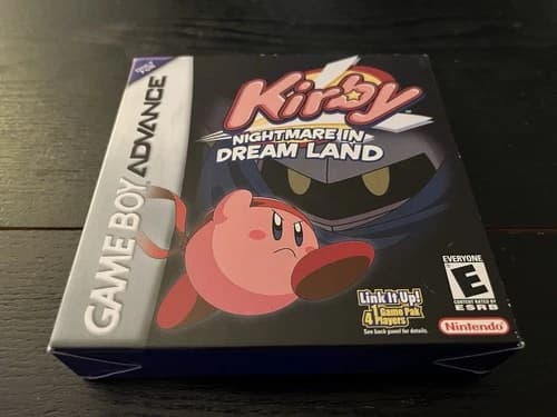 Kirby: Nightmare in Dream Land Game Boy Advance US Complete in Box Working