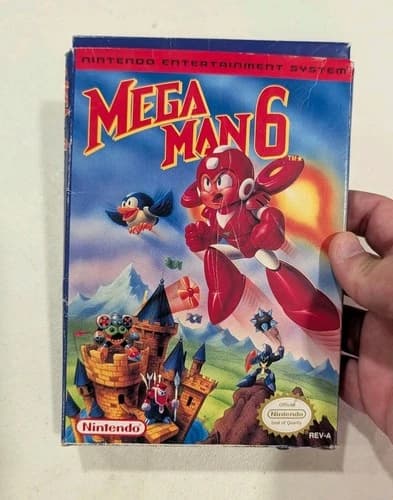 Mega Man 6 (Nintendo Entertainment System | NES) Complete in Box CIB See Photos