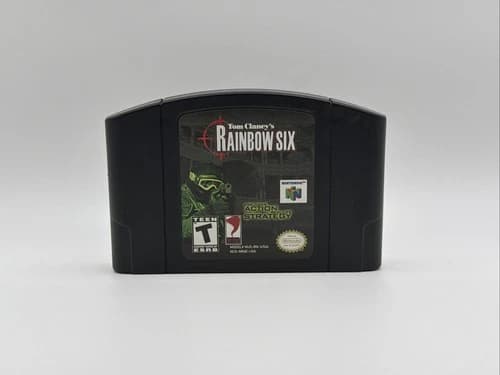 Tom Clancy's Rainbow Six Red Storm Nintendo 64 N64 *CLEANED AND TESTED!
