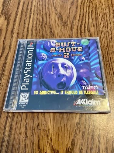 Bust-A-Move 2: Arcade Edition (Sony PlayStation 1, 1996) CIB Complete
