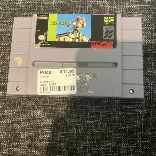 Paperboy 2 Super Nintendo SNES