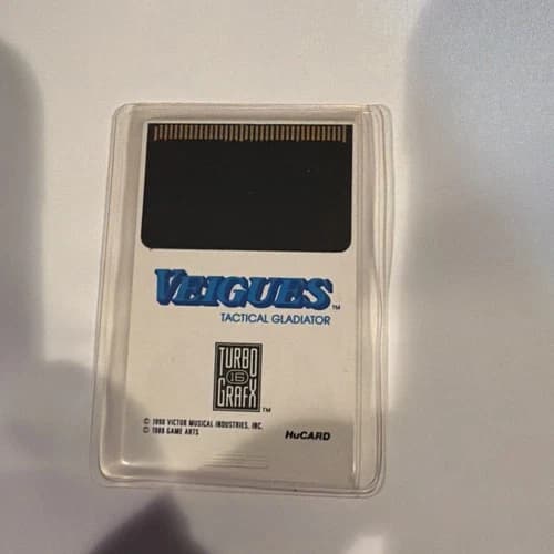 Veigues Tactical Gladiator TurboGrafx-16 HuCard Tested Working US