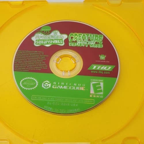 SpongeBob SquarePants: Creature from the Krusty Krab (GameCube, 2006) Disc Only