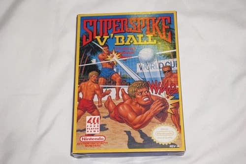 Super Spike V'Ball (Nintendo NES) Complete in Box CIB