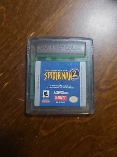Spider-Man 2 for Gameboy color TESTED (Works Great)