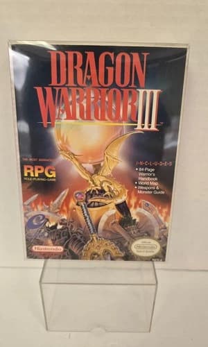Nintendo NES Dragon Warrior III CIB Authentic *Tested & Works*