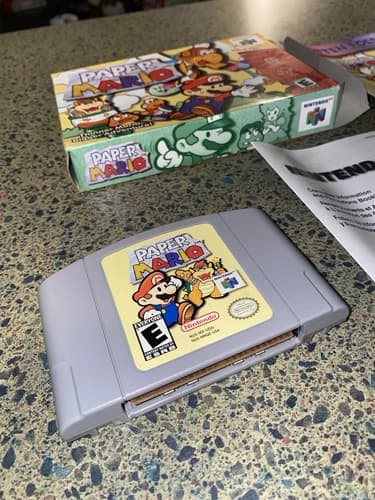 Paper Mario N64 Authentic CIB