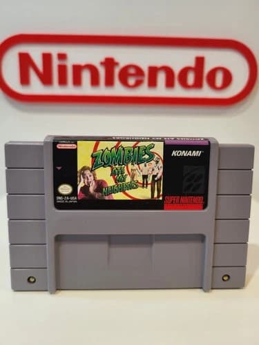 Zombies Ate My Neighbors (Super Nintendo SNES Game) Authentic & Tested