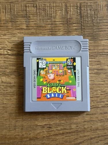Kirby's Block Ball (Nintendo GameBoy, 1996) Authentic Tested Fast Shipping!