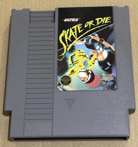 Nintendo NES Skate or Die (Cleaned, Tested & Working)