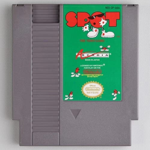 Spot the Video Game NES Nintendo Game - Authentic/Cleaned/Tested