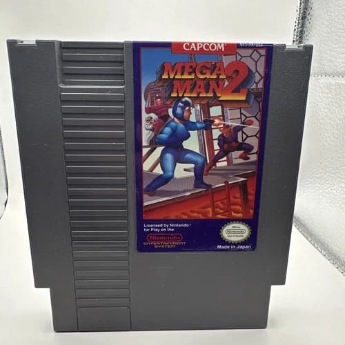 Mega Man 2 Nintendo Entertainment System NES Authentic Tested Working