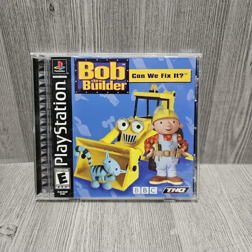 Bob the Builder Can We Fix It? Sony PlayStation 1 PS1 GAME COMPLETE CIB
