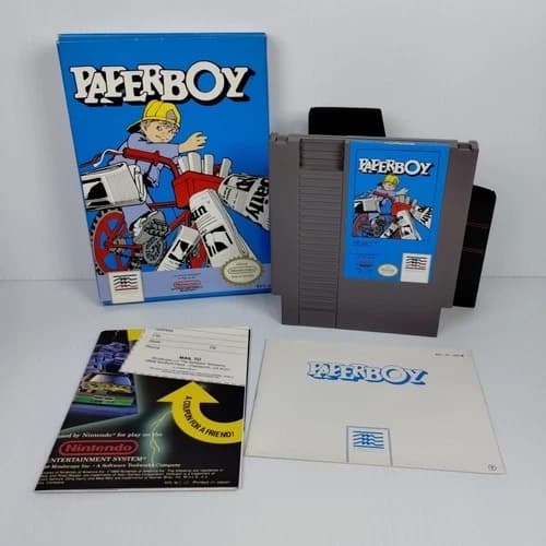 Paperboy (Nintendo NES) CIB - Tested - Free Ship - Amazing Condition!!