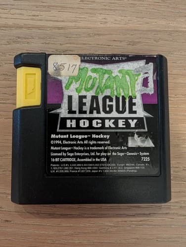 Mutant League Hockey (Sega Genesis, 1994) - Cartridge Only