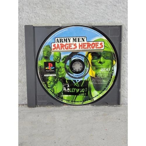 Army Men Sarge's Heroes Sony PlayStation 1 PS1 1999 3DO SLUS-00914 Disc Only