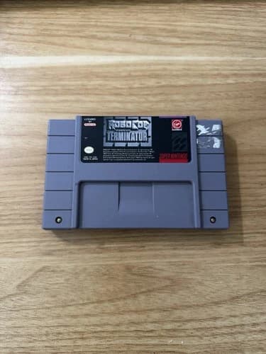 Robocop vs. The Terminator Nintendo SNES Tested Working