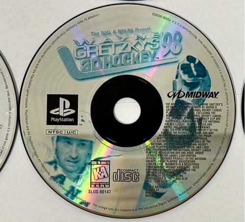 Wayne Gretzky's 3D Hockey 98 PS1 PlayStation 1 - Disc Only Tested