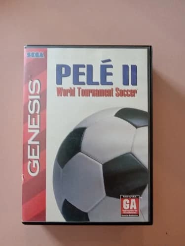 Pele 2 World Tournament Soccer - Sega Genesis Game Complete