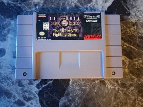 Mortal Kombat 3 Ultimate SNES Authentic Tested Contacts Cleaned