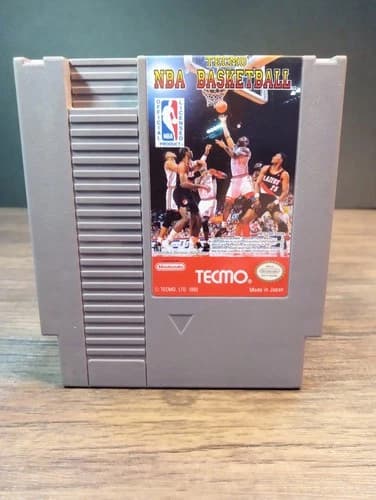 Tecmo NBA Basketball (Nintendo Entertainment System) CLEANED & TESTED