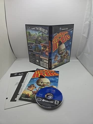 Disney's Chicken Little (Nintendo GameCube, 2005) Complete Tested Free Shipping.