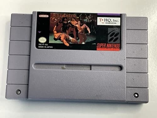 SNES Pit Fighter Super Nintendo Cartridge Tested Working Authentic