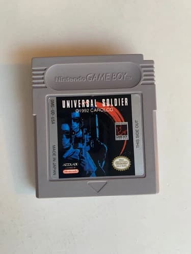 Universal Soldier GameBoy Nintendo Game Boy