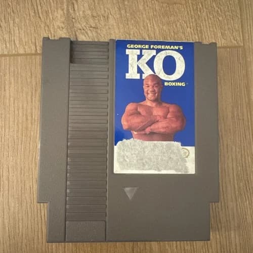 George Foreman's KO Boxing Nintendo Entertainment System 1992 Cart Only