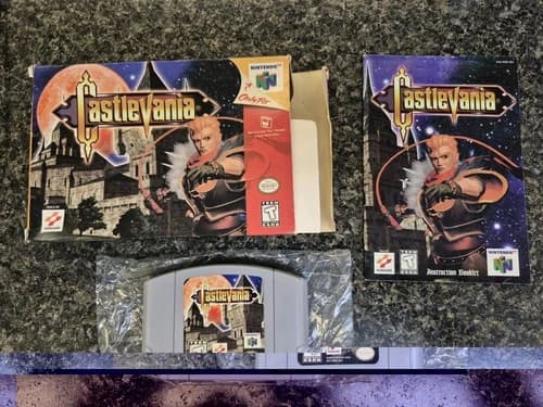 Castlevania With Box And Instruction Book Nintendo 64 N64
