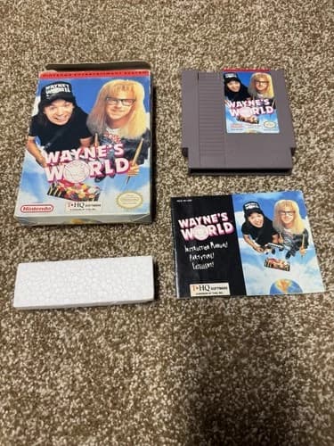 Wayne’s World Nintendo NES CIB Tested