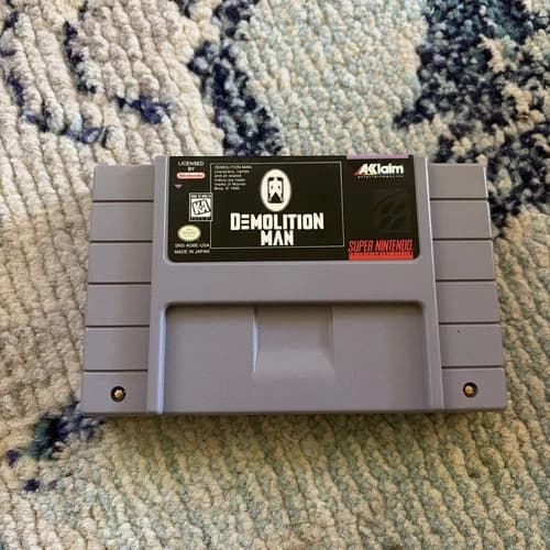 Demolition Man (Super Nintendo, 1995) Cart Only