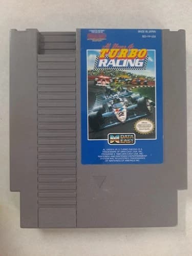 Al Unser Jr Turbo Racing (NES Nintendo, 1985) Tested Working- Cartridge Only