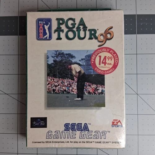 Sega GAME GEAR Game PGA TOUR 96 Golf
