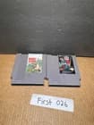 Nintendo NES Racket Attack and NFL Power Play Series Games Tested Ships Fast!!!