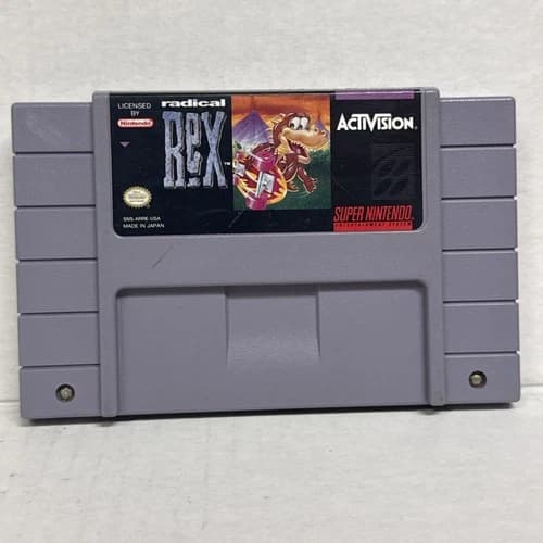 Radical Rex SNES (Super Nintendo, 1994) Cartridge Only | Authentic & Tested