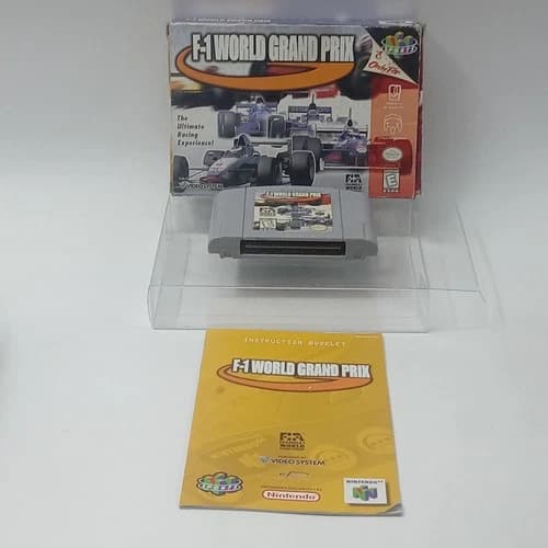 Nintendo 64 F-1 World Grand Prix N64 Complete In Box CIB Tested Working
