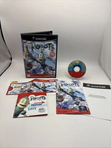 Robots Movie Game (Nintendo GameCube, 2005) CIB Complete With Manual Tested
