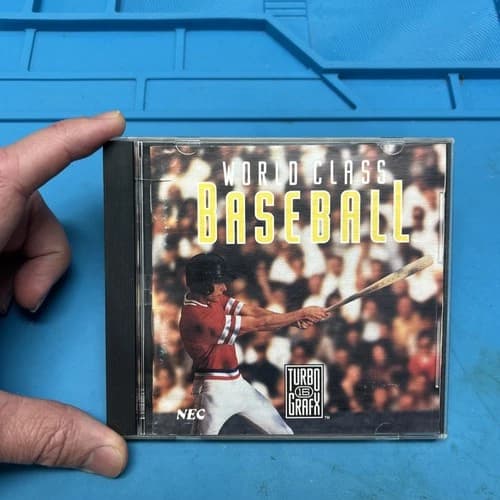 World Class Baseball (Turbo Grafx 16 tg16) Complete in Case Turbografx Tested