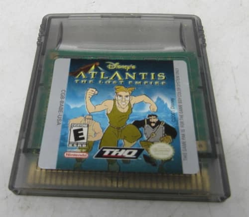 Disney's Atlantis: The Lost Empire (Nintendo Game Boy Color, 2001) TESTED NICE