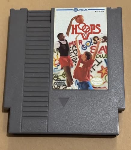 Nintendo NES Hoops (Cleaned, Tested & Working)