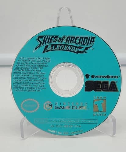 Skies of Arcadia Legends (Nintendo GameCube, 2003) Disc Only, Tested, Working