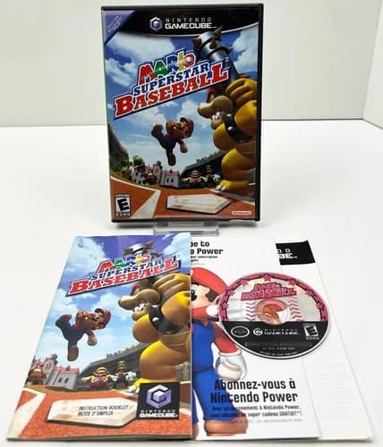 Mario Superstar Baseball (Nintendo GameCube, 2005) CIB
