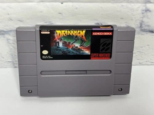 Drakkhen (SNES) Authentic, Tested, Working!