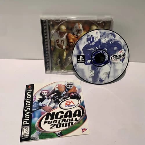 NCAA Football 2000 Sony PlayStation 1, 2000 PS1 CIB W/ Reg Card Tested Working