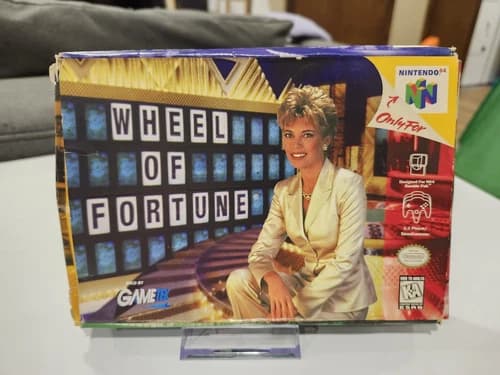 Wheel of Fortune N64 Nintendo 64 Complete CIB