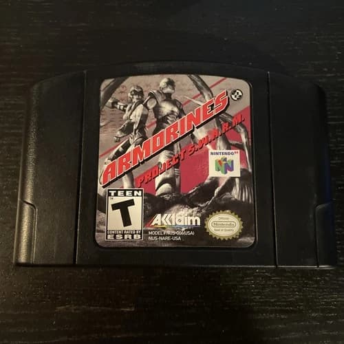 Armorines: Project S.W.A.R.M. N64/Nintendo 64 - AUTHENTIC, TESTED