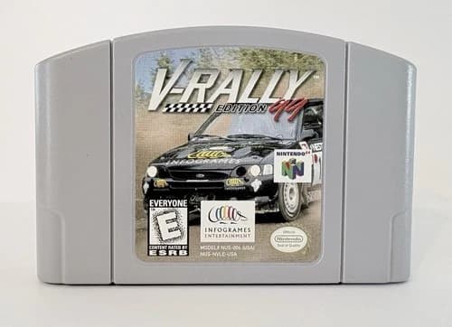 V-Rally Edition 99 Nintendo 64 Authentic Cartridge Only 1997 N64 Tested